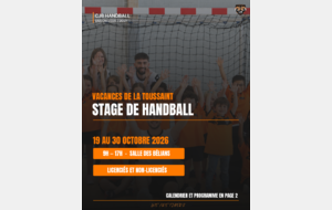 STAGE TOUSSAINT U10G + U10F